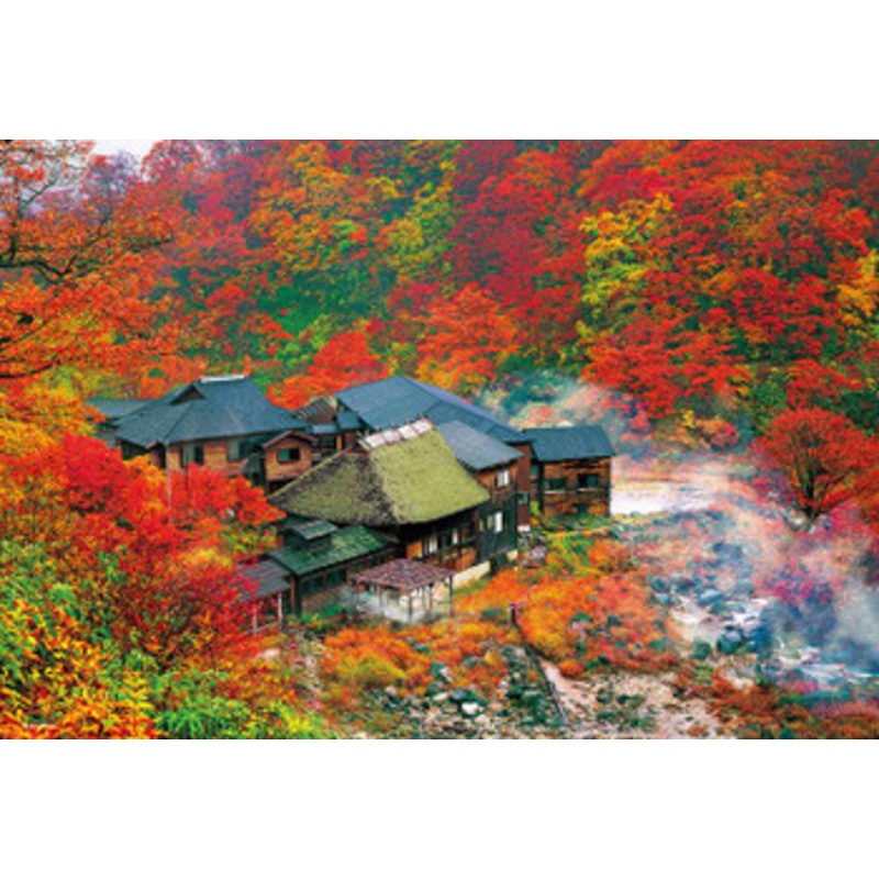 Beverly Jigsaw Puzzle Autumn Nyuto Onsen (300 Pieces)