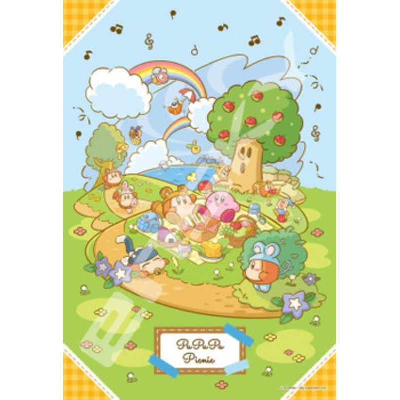 Ensky 300-1939 Jigsaw Puzzle Kirby PuPuPu Picnic (300 Pieces)