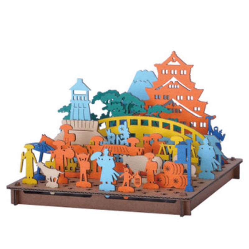 hacomo PUSUPUSU Paper Craft Edo