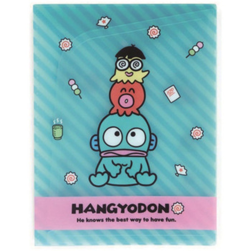 Sanrio Clear File with Pocket Hangyodon