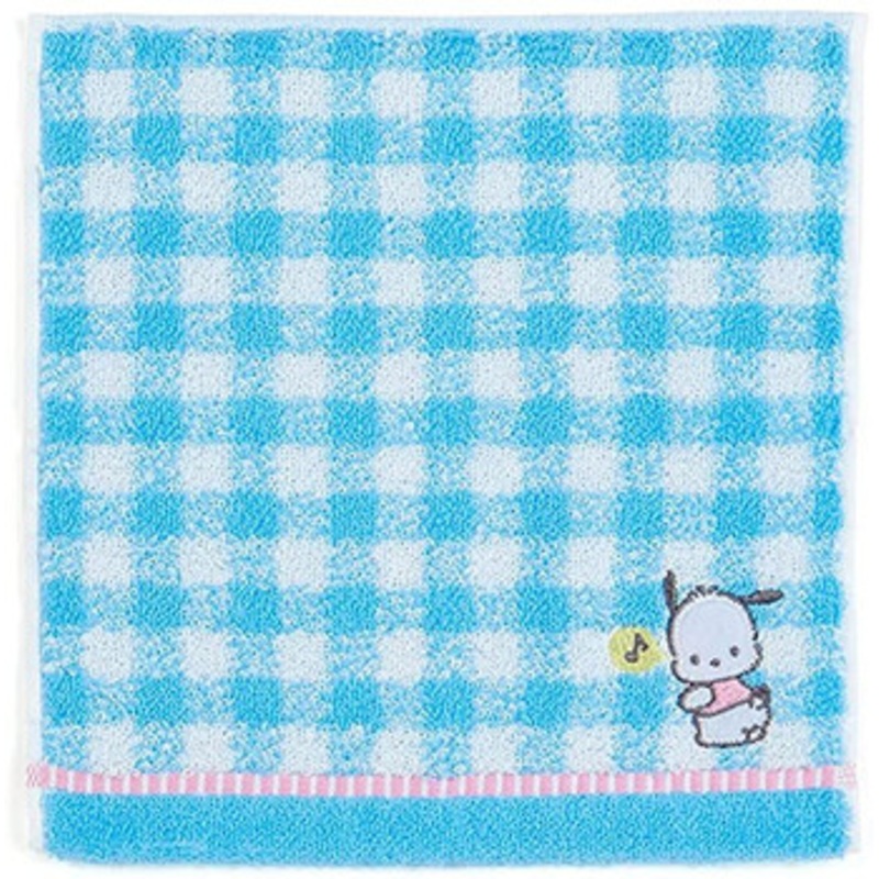 Sanrio Petit Towel  Pochacco Gingham