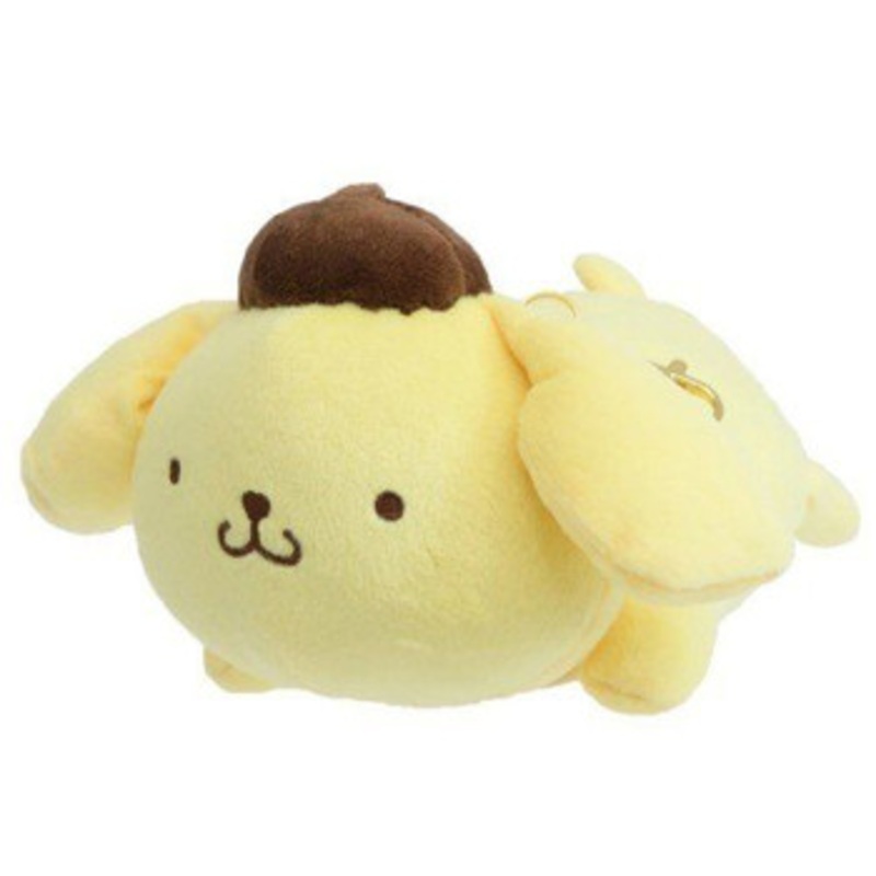 T’s Factory Sanrio Reel Pass Case Lying Pom Pom Purin