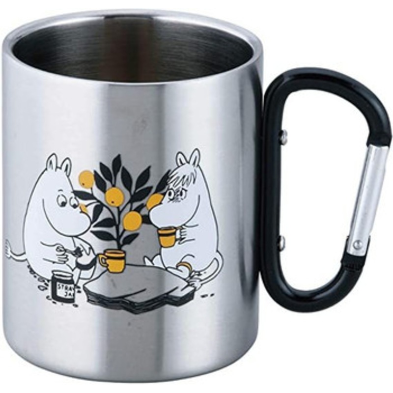 Yamaka Moomin Double Stainless Carabiner Handle Mug (Moomin)