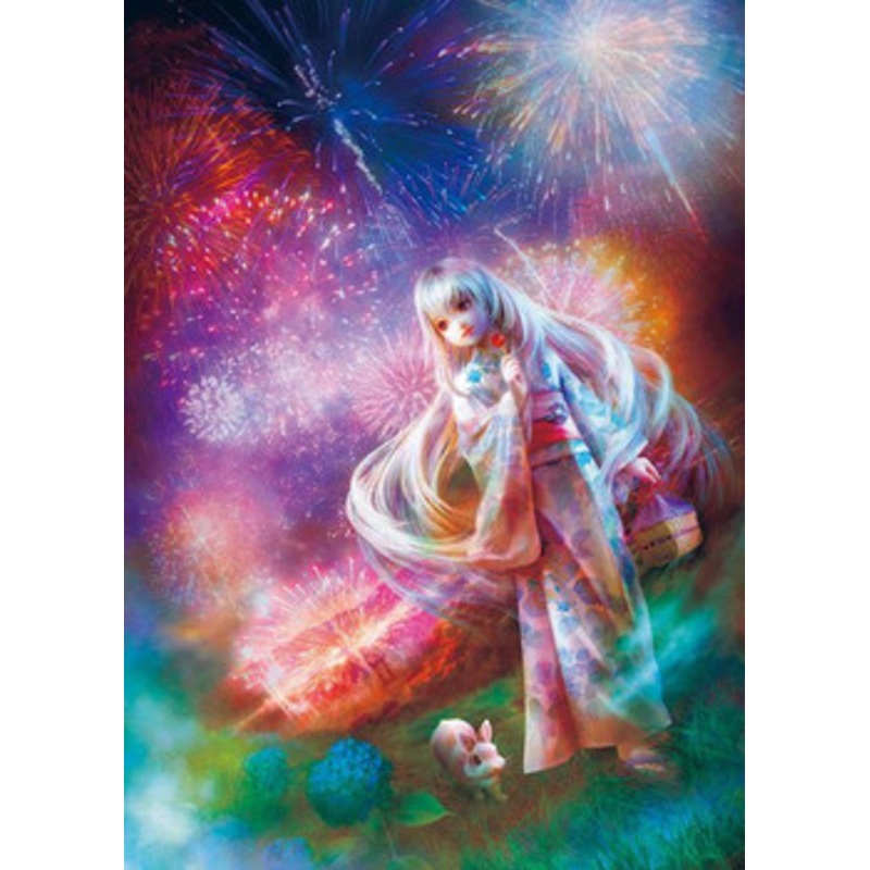 Appleone 500-293 Jigsaw Puzzle Summer Festival Fireworks (500 Pieces)