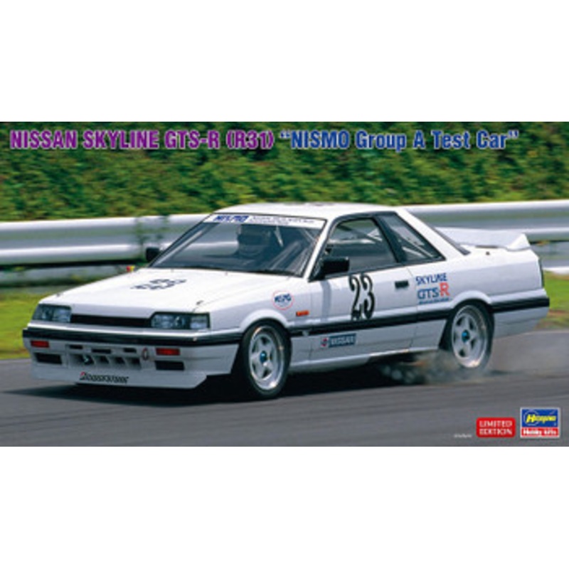 Hasegawa 1/24 Nissan Skyline GTS-R R31 NISMO Group A Test Car Plastic Model
