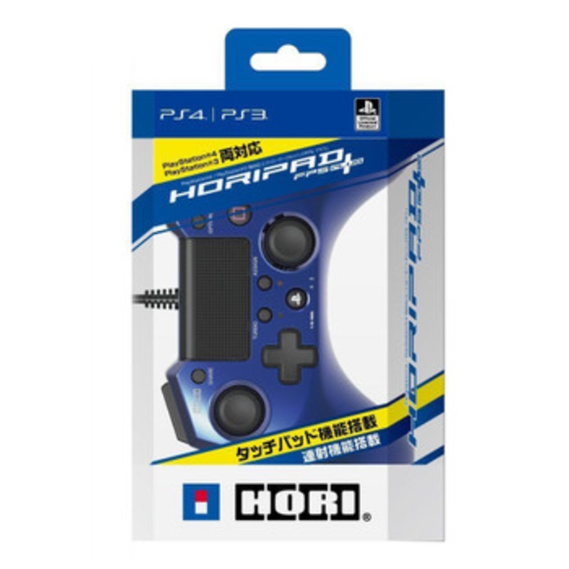 Hori Hori Pad FPS Plus (Blue) PS4 Wired Controller