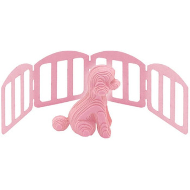 KJC Edison Toy Contamo Paper Craft Toy Poodle