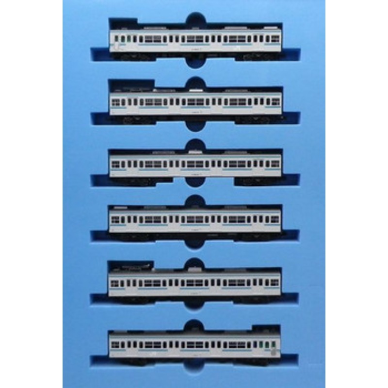 Microace A0058 Series 301 Gray Blue Belt 6 Cars Set (N Scale)