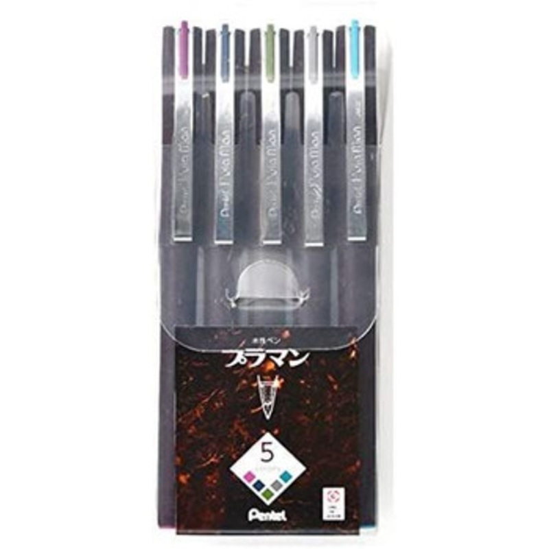 Pentel Pulaman 5 Color Set