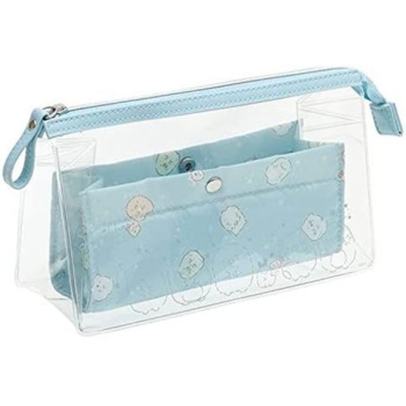 San-x Sumikko Gurashi Clear Pen Case (Blue)