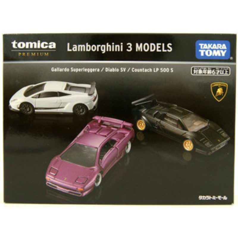 Takara Tomy Mall Original Tomica Premium Lamborghini 3 Models