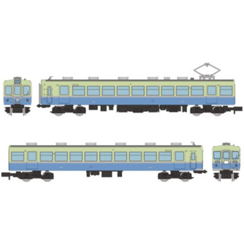 Tomytec Izukyu Series 100 Low Cab + Leading Modified Car 2 Cars Set (N scale)