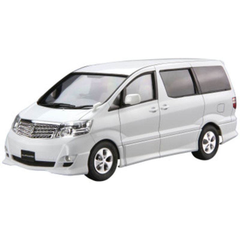 Aoshima The Model Car 1/24 Toyota NH10W Alphard G/V MS/AS ’05 Plastic Model