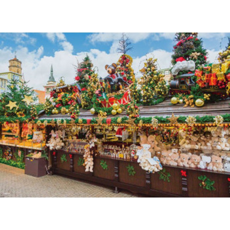 Epoch 79-465s Jigsaw Puzzle Christmas Market in Stuttgart Germany (500 Pieces)