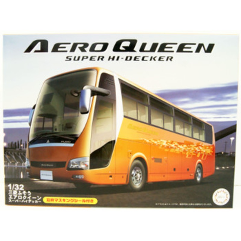 Fujimi Tour Bus 1/32 Mitsubishi Fuso Aero Queen Super Hi-Decker Plastic Model