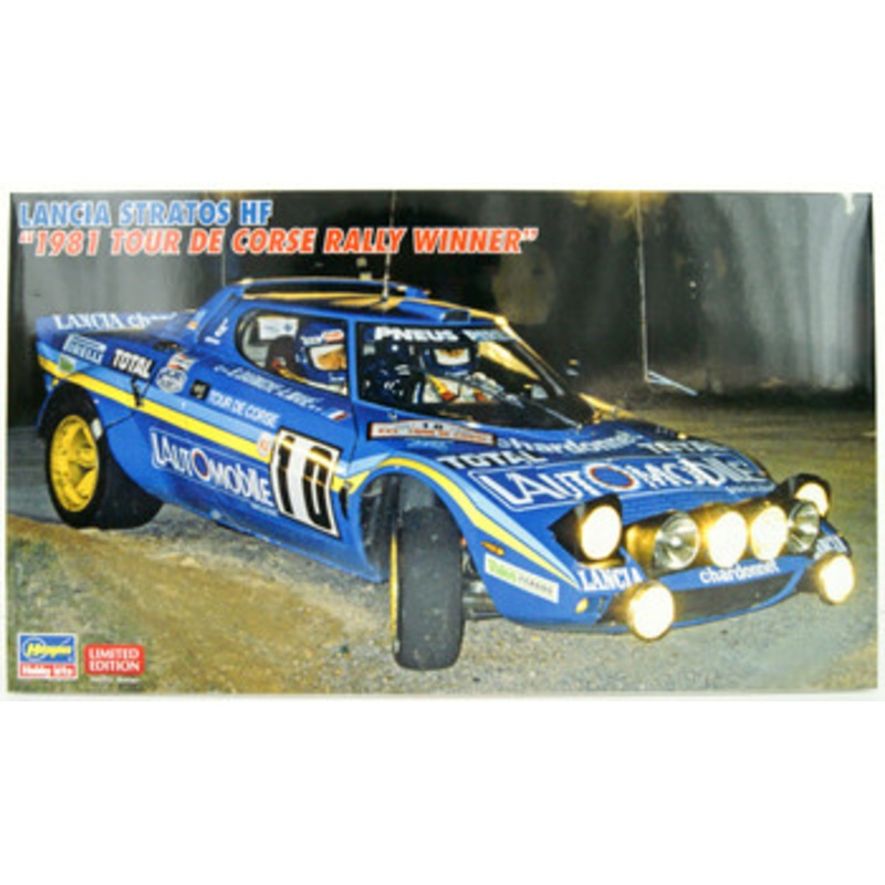 Hasegawa 1/24 Lancia Stratos HF ‘1981 Tour De Corse Rally Winner’ Plastic Model