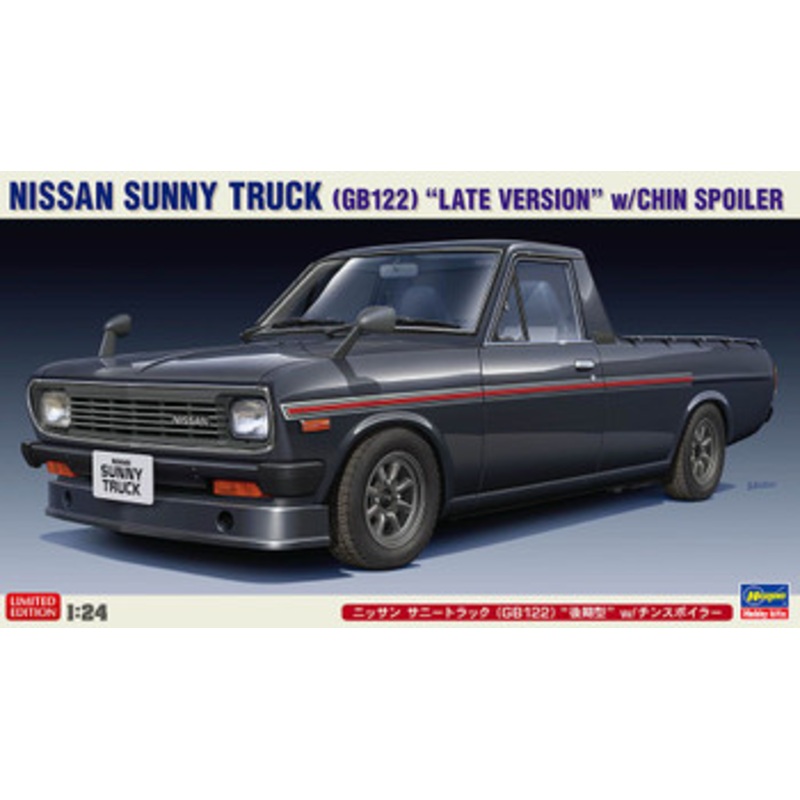 Hasegawa 1/24 Nissan Sunny Truck (GB122) Late Model w/Chin Spoiler Plastic Model