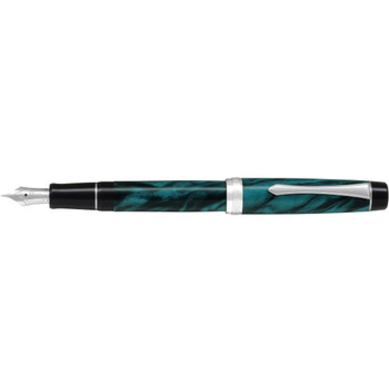 Pilot FKVH-3MR-MAGF Custom Heritage SE Marble Green Fountain Pen (NIB: F Fine)