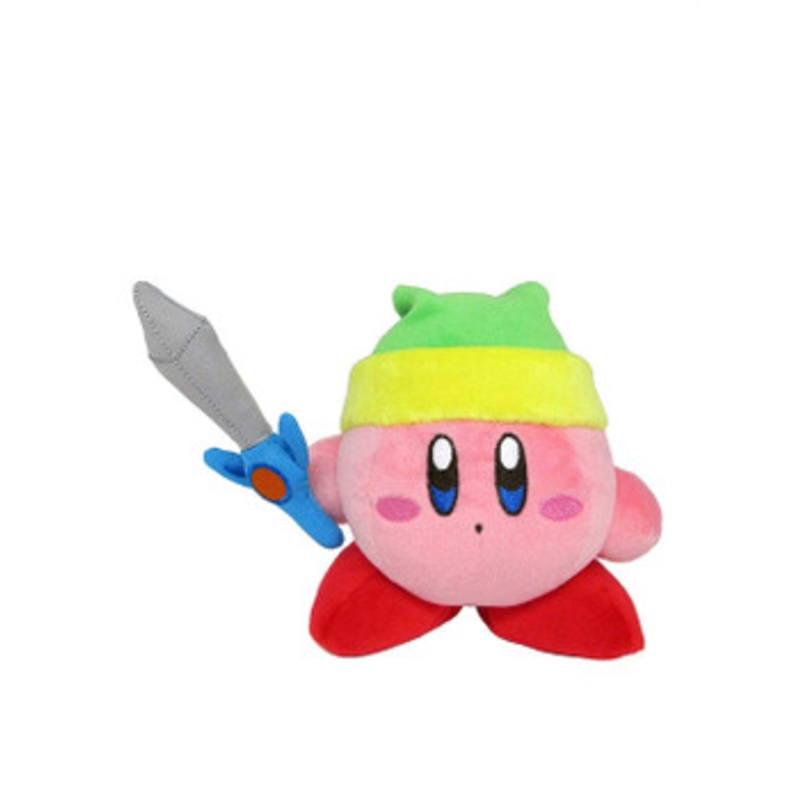 San-ei Kirby Plush Doll Copy Ability Sword Kirby