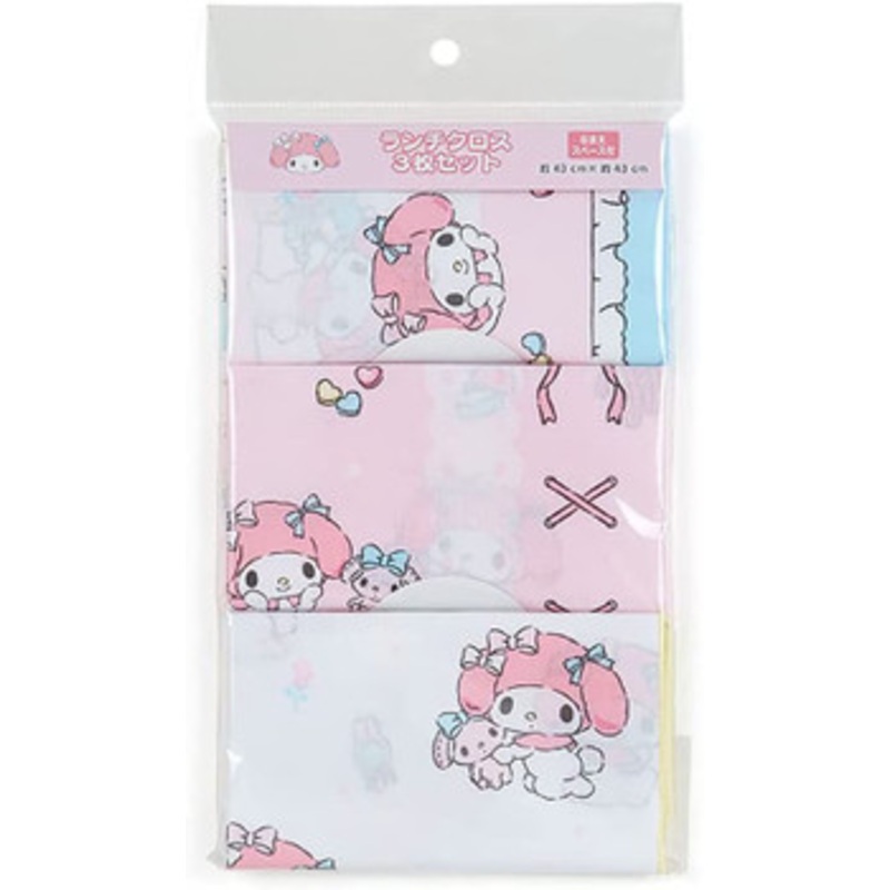 Sanrio Lunch Cloth Set (3 pcs) My Melody Frill