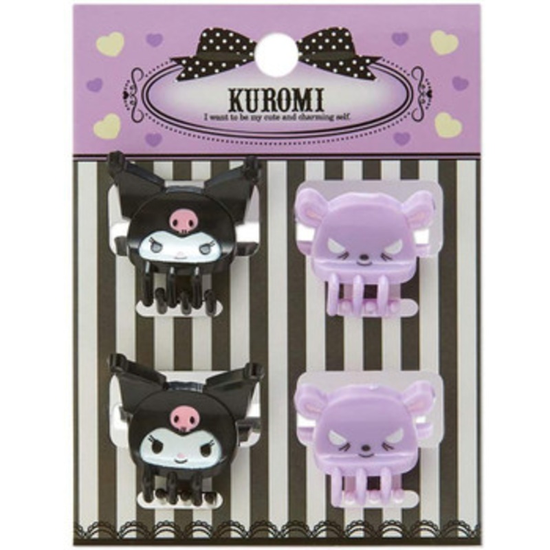 Sanrio Mini Hair Clip Kuromi