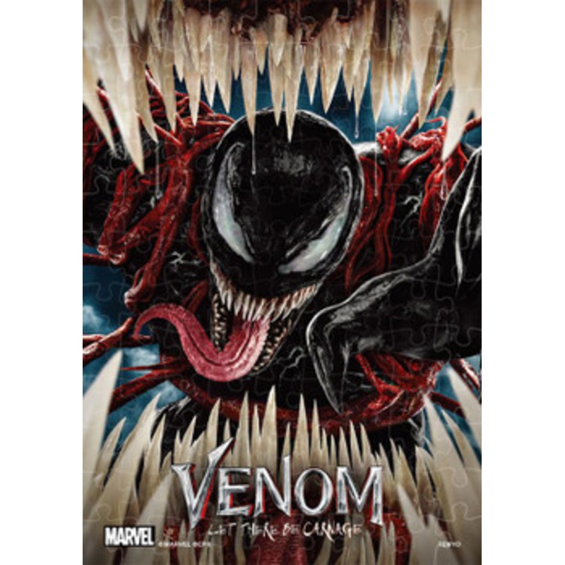 Tenyo R-108-637 Jigsaw Puzzle Marvel Venom: Let There Be Carnage (108 Pieces)