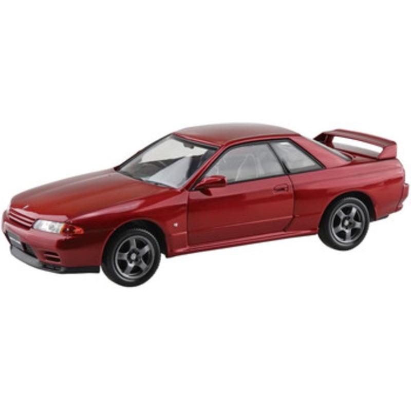 Aoshima The Snap Kit No.14-E 1/32 Nissan R32 Skyline GT-R(Red Pearl) Plastic model