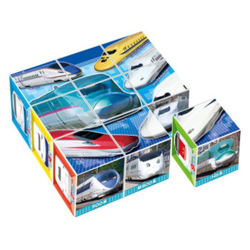 Apollo-sha 13-108 Child Cube Puzzle Shinkansen (9 Pieces)