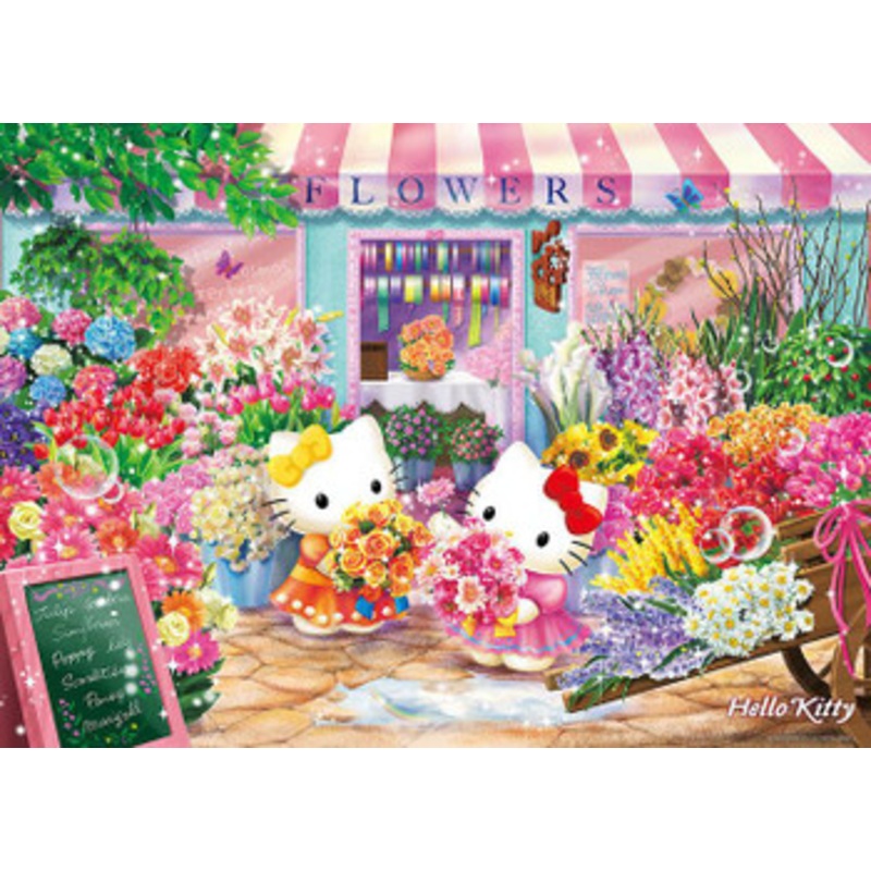 Beverly 66-189 Jigsaw Puzzle Hello Kitty Flower Shop (600 Pieces)