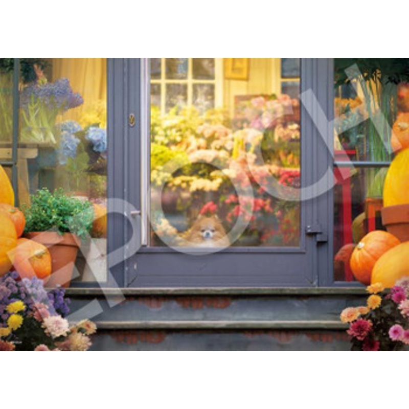 Epoch 05-204s Jigsaw Puzzle Puppy Dog Waiting For You to Come (500 Pieces)