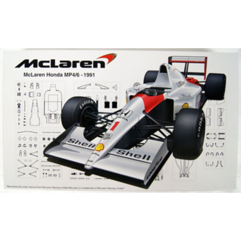 Fujimi Grand Prix 1/20 McLaren Honda MP4 / 6 (Japan GP / San Marino GP / Brazil GP) Plastic Model