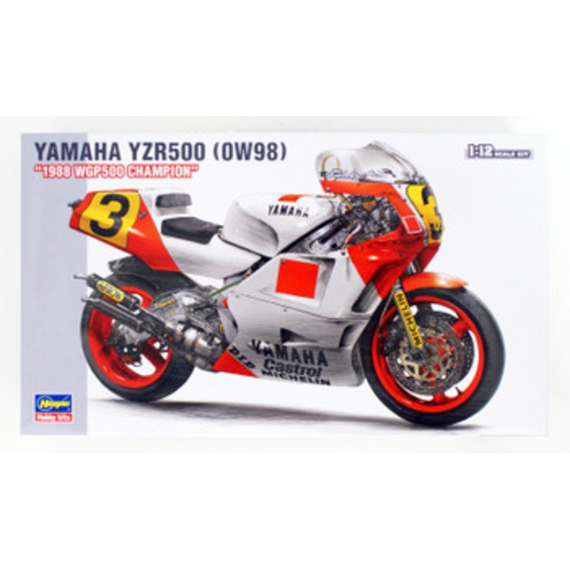 Hasegawa 1/12 Yamaha YZR500 (OW98) ‘1988 WGP500 Champion’ Plastic Model