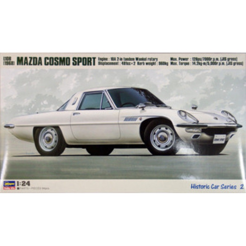 Hasegawa 1/24 Mazda Cosmo Sport L10B (1968) Plastic Model