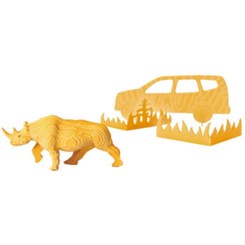 KJC Edison Toy Contamo Paper Craft Rhino