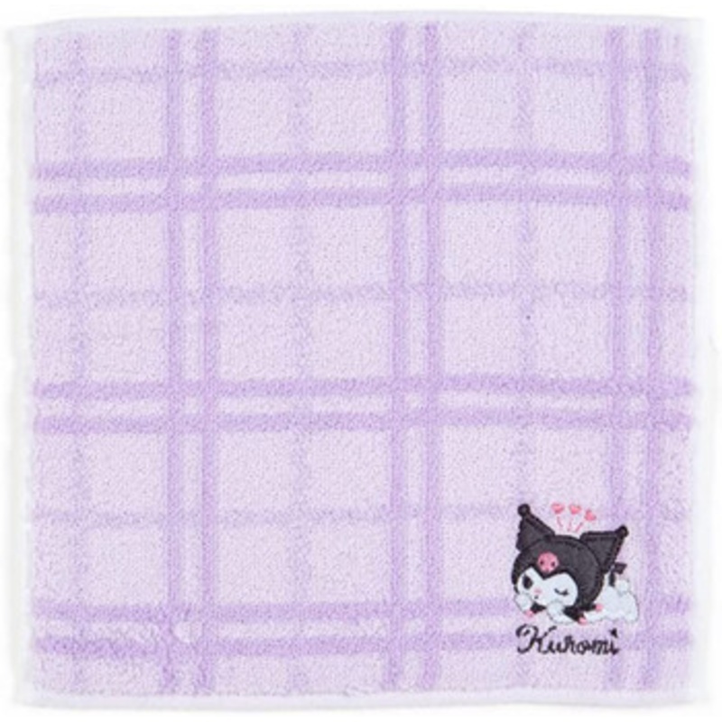 Sanrio Petit Towel Plaid Kuromi