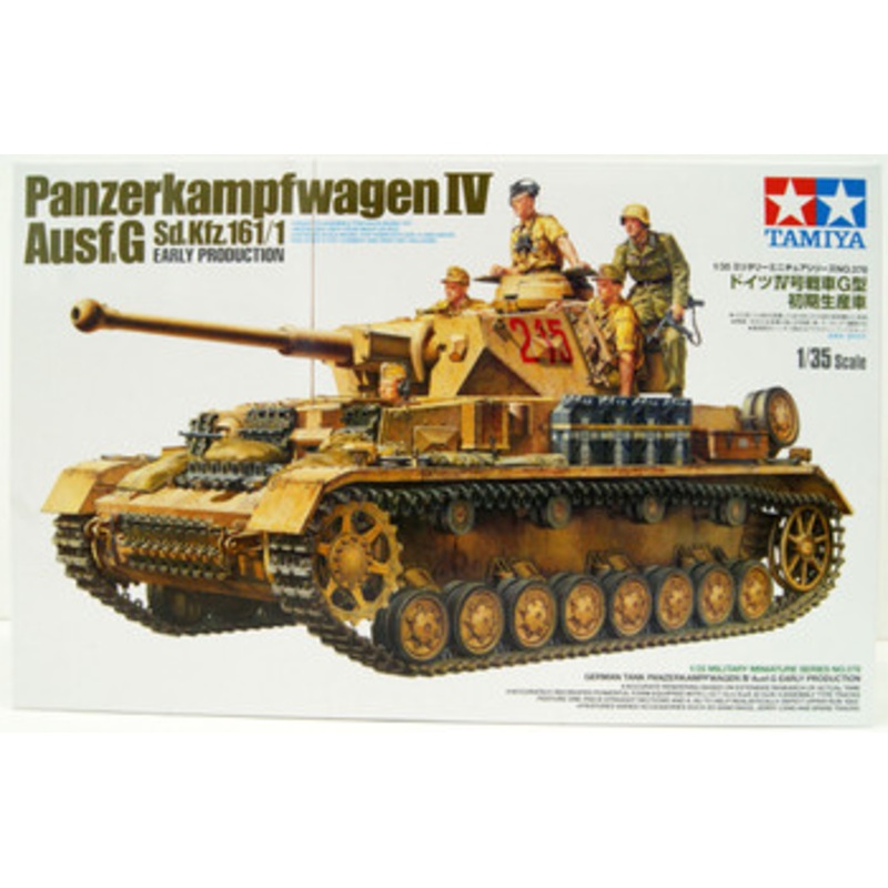 Tamiya 1/35 German Tank Panzerkampfwagen IV Ausf.G (Early Production) Plastic Model