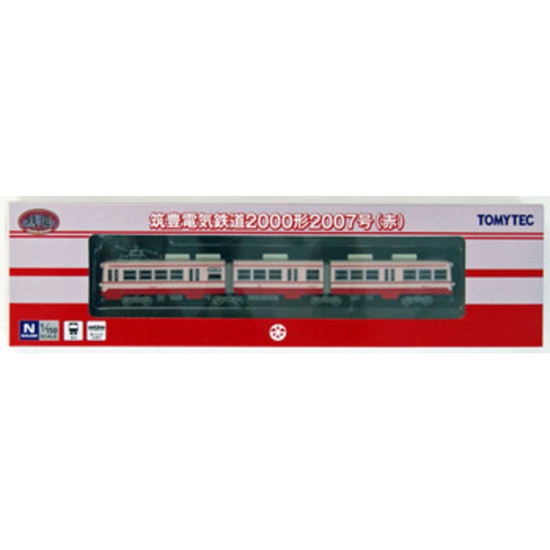 Tomytec Chikuho Electric Railway Type 2000 No.2007 (Red) (N scale)