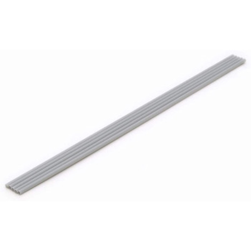 Wave Pla Pipe Gray Thin Type 3.0mm x5 Set