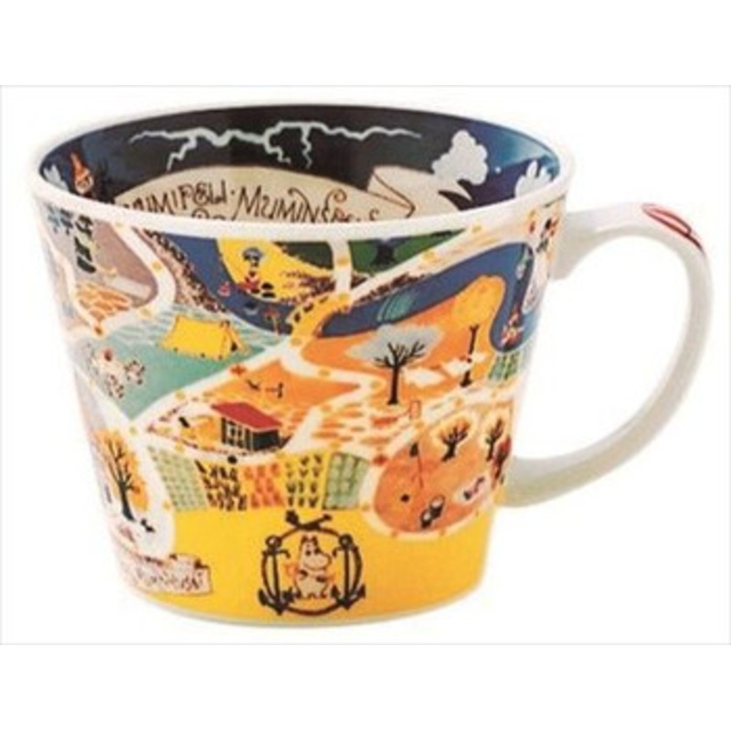 Yamaka Moomin Soup Mug (Map)