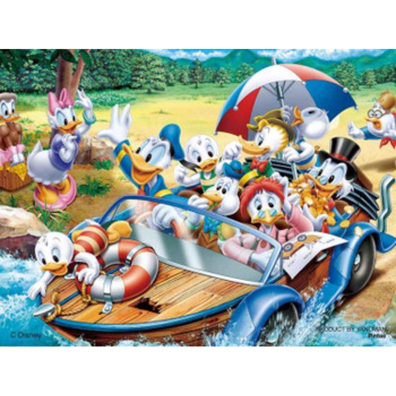 Yanoman 2308-13 Jigsaw Puzzle Disney Donald Duck Family Party (150 S-Pieces)