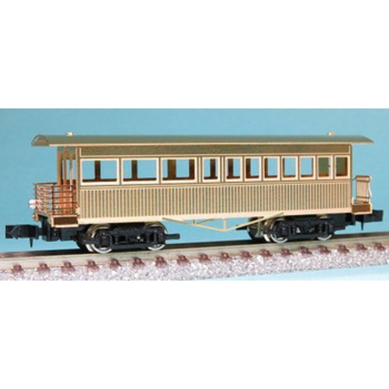 ARU Model A1050 Very Easy (Totemo Kantan) Kit Series Wooden Bogie Observation Car Type B Body Kit (N scale)