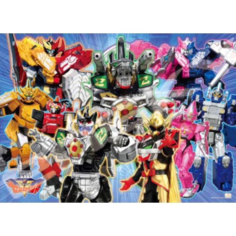 Ensky 300-L569 Jigsaw Puzzle Kikai Sentai Zenkaiger All of our Strength (300 L-Pieces)
