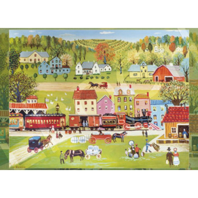 Epoch 79-424s Jigsaw Puzzle Country Station (500 Pieces)