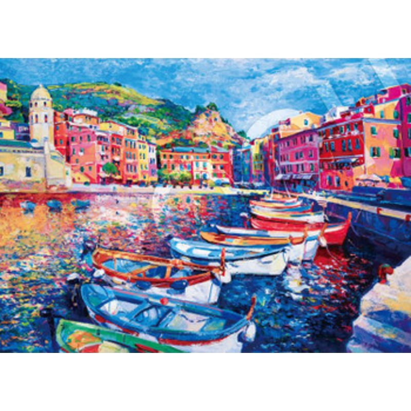 Epoch 79-425s Jigsaw Puzzle Boats in a Row (2000 S-Pieces)