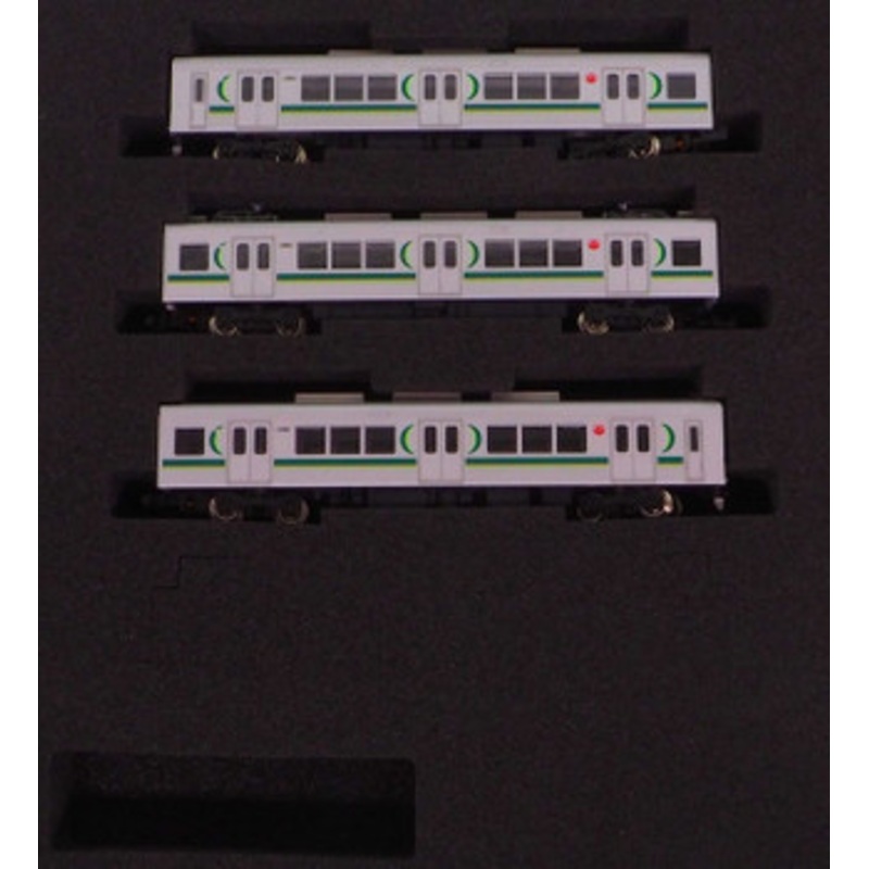 Greenmax 30625 Tokyu Series 1000-1500 (Reinforced Obstacle Deflector) 3 Cars Set (N scale)