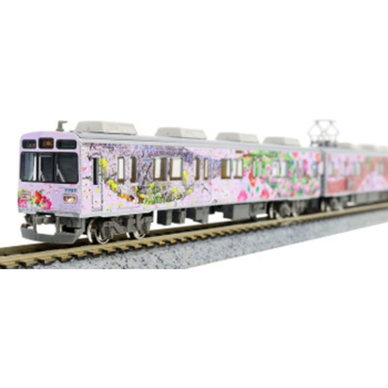 Greenmax 50672 Chichibu Railway Series 7500 Wrapping Train ‘Saisyokukenbi’ 3 Cars Set (N scale)