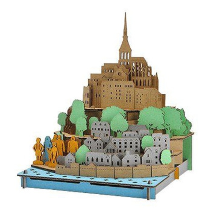 hacomo PUSUPUSU Paper Craft Mont Saint Michel