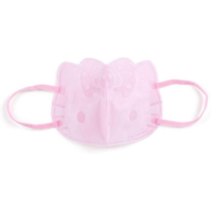 Hello Kitty Mask Face Shape Pink (5 pcs)