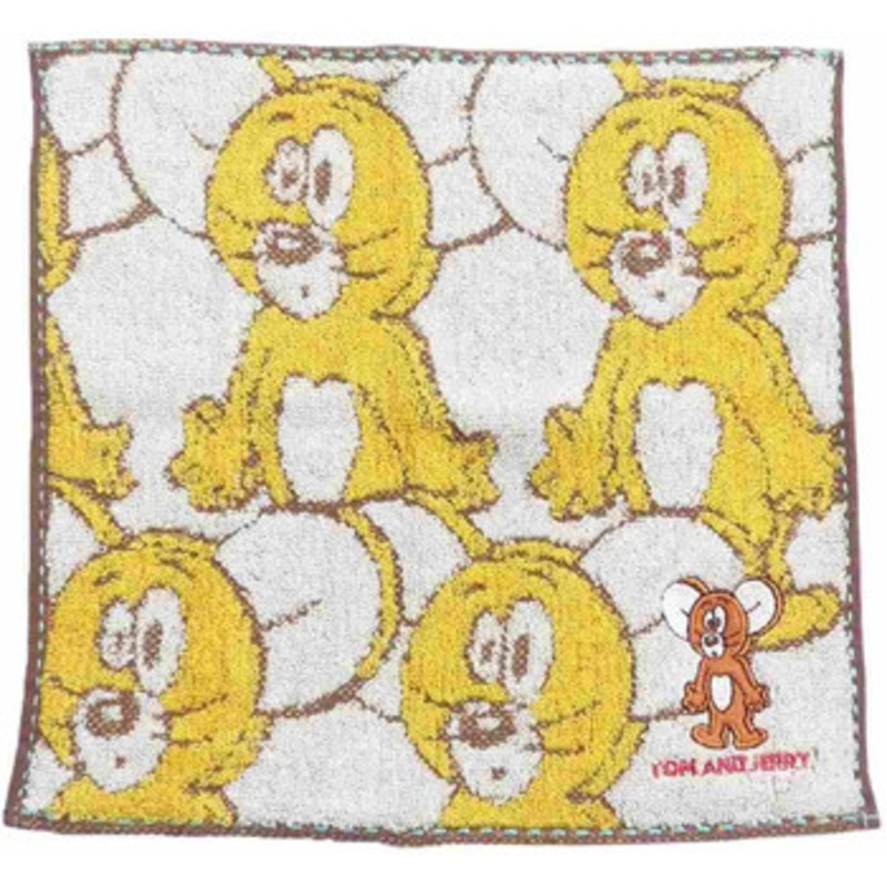 Marushin Tom and Jerry Hand Towel ‘Jerry Crush Pattern’