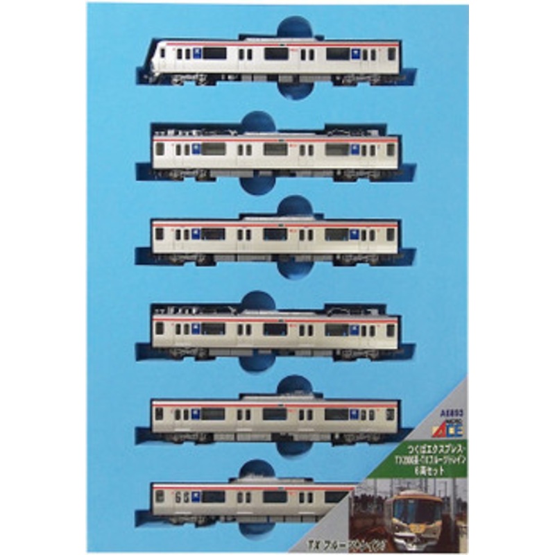 Microace A6893 Tsukuba Express Series TX-2000 Fruit Train 6 Cars Set (N Scale)
